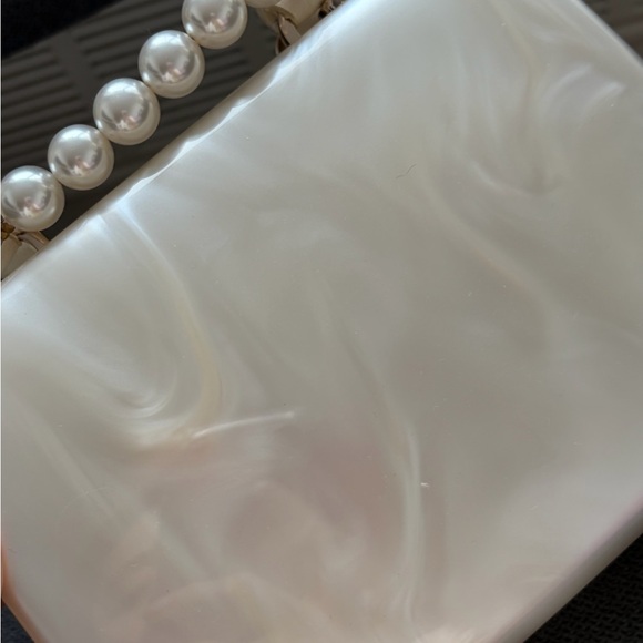 Simone Rocha Off-White Mini Handheld Case Bag - Picture 2 of 12
